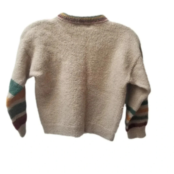 Inkari 100% Alpaca Colour Block Crewneck Sweater  38 - Picture 2 of 10